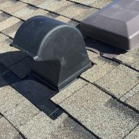 Installation of a dryer roof vent
