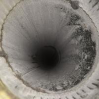 Dryer vent after lint has been cleaned out